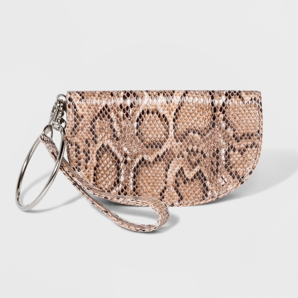 CLOSET CLEAR-OUT Crinkle Snake Clutch - Picture 1 of 4